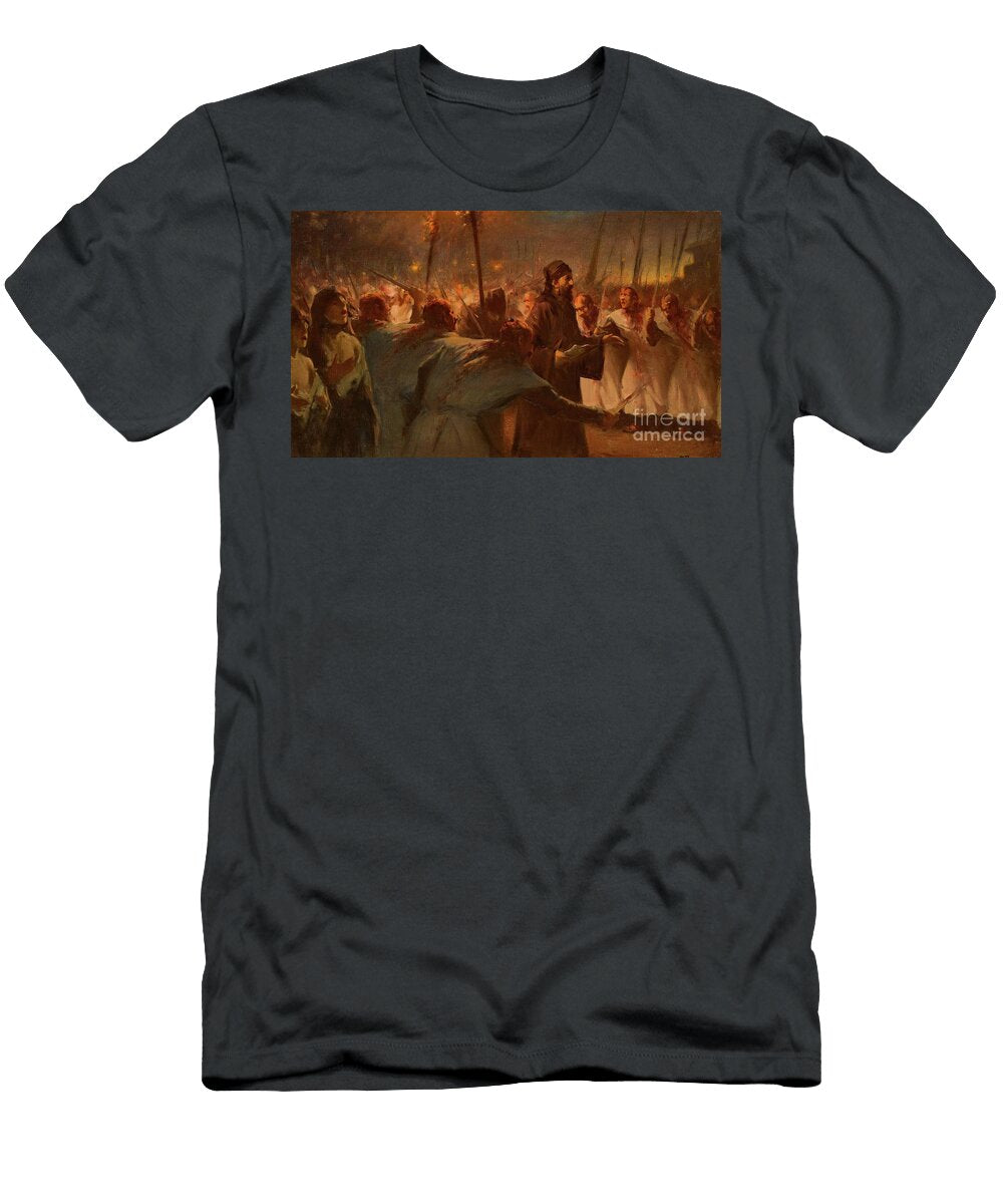 Property From a Private Collection Fausto Zonaro Italian 1854 1929 the Tenth of Muharram Artistic Rifki T-Shirt