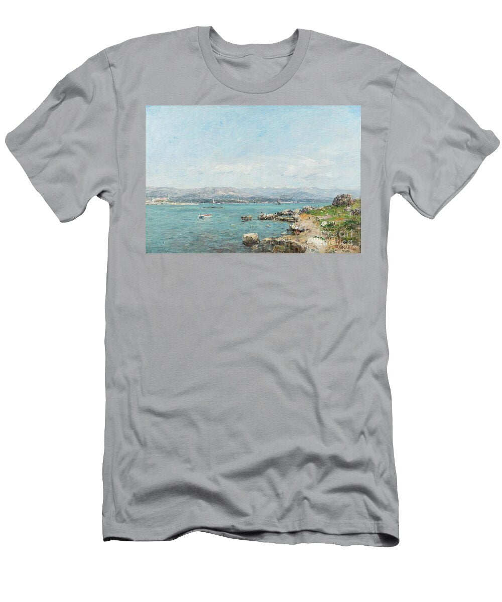 Property From a Private European Collection Eugene Louis Boudin 1824 1898 Antibes LA Baie Artistic Rifki T-Shirt