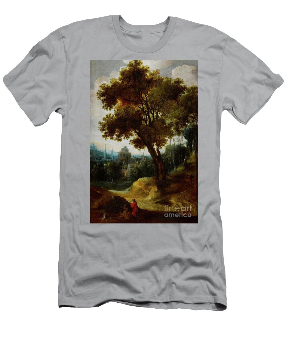 Property From a Private Marthas Vineyard Collection Flemish School Early 17th Century a Landscape Wi Artistic Rifki T-Shirt