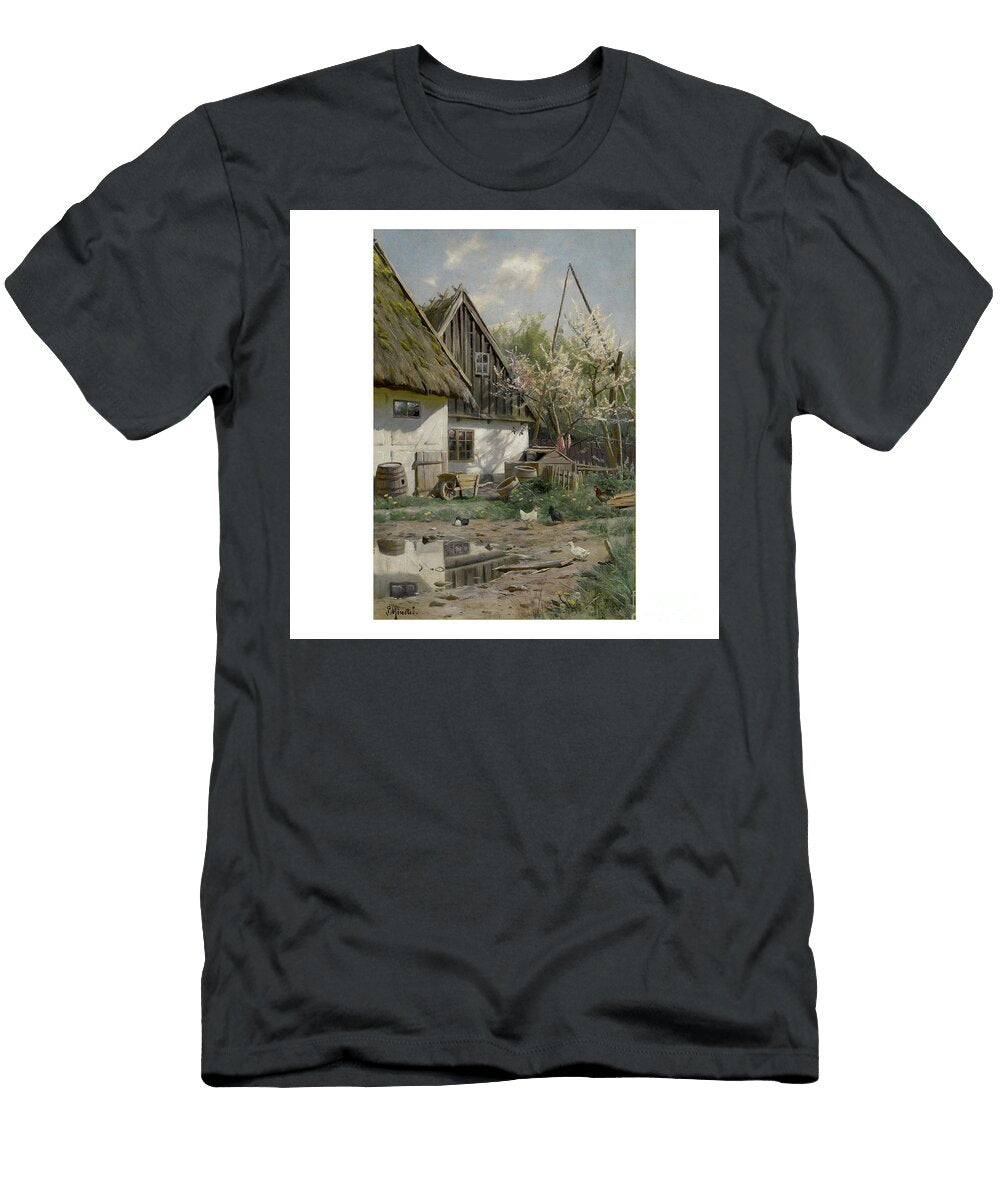 Property From a Southern California Private Collection Peder Monsted Danish 1859 1941 Farmhouse Wit Artistic Rifki T-Shirt