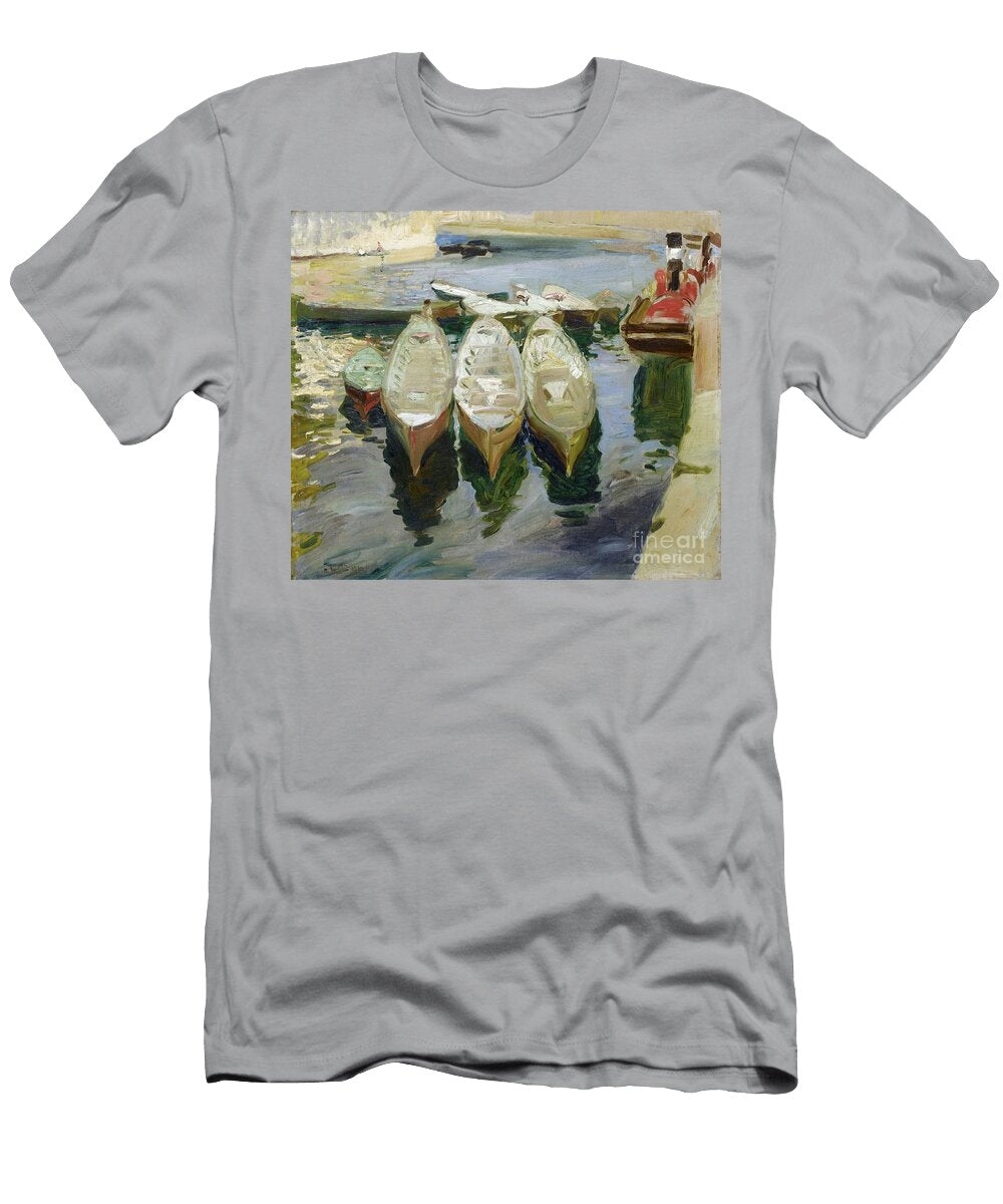 Property From an American Private Collection Joaquin Sorolla Spanish 1863 1923 Port of Guetaria Bas Artistic Rifki T-Shirt