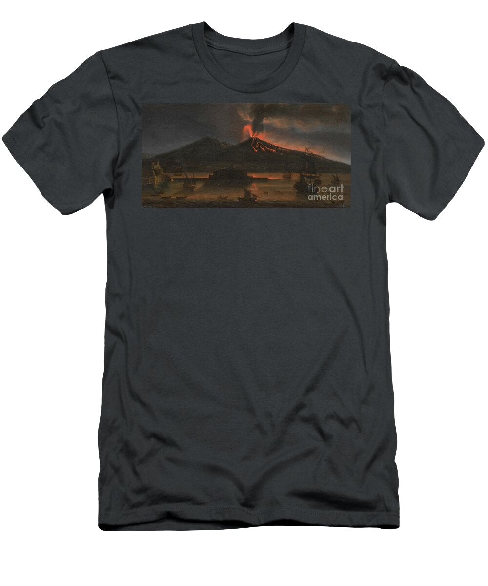 Property From Charles Beddington Ltd London Tommaso Ruiz Active in Naples 1710 1749 Vesuvius Eruptin Artistic Rifki T-Shirt