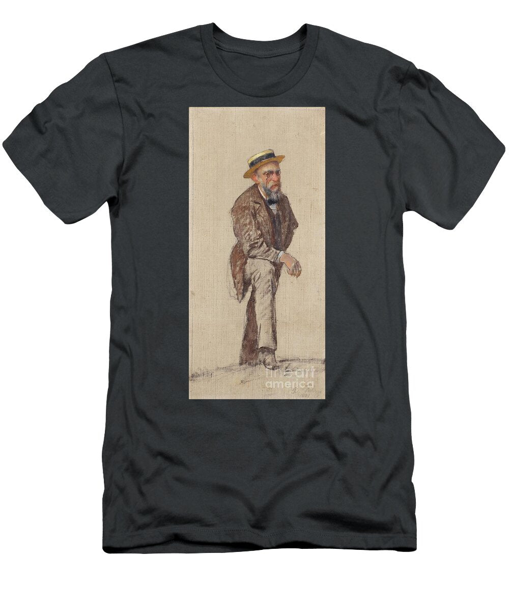 Property From Day Faber London Filippo Palizzi Vasto Chieti 1818 1899 Naples Portrait of Stanislao L Artistic Rifki T-Shirt