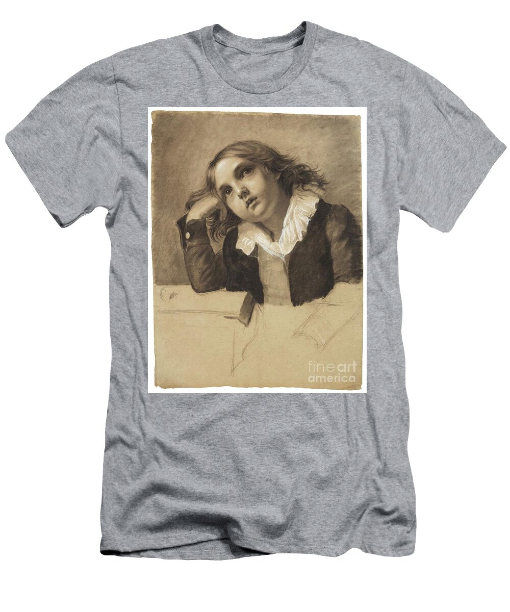 Property From Day Faber London Pauline Auzou Paris 1775 1835 Portrait of a Seated Boy Supporting His Artistic Rifki T-Shirt