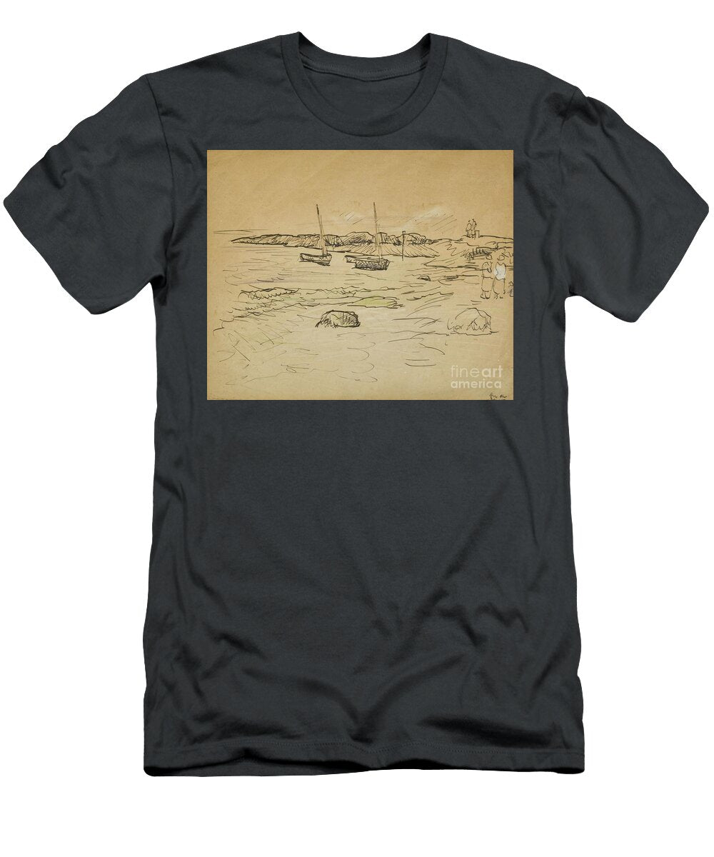 Property From the Collection of Dr Tom J Honeyman George Leslie Hunter 1877 1931 a Beach and Boats Artistic Rifki T-Shirt