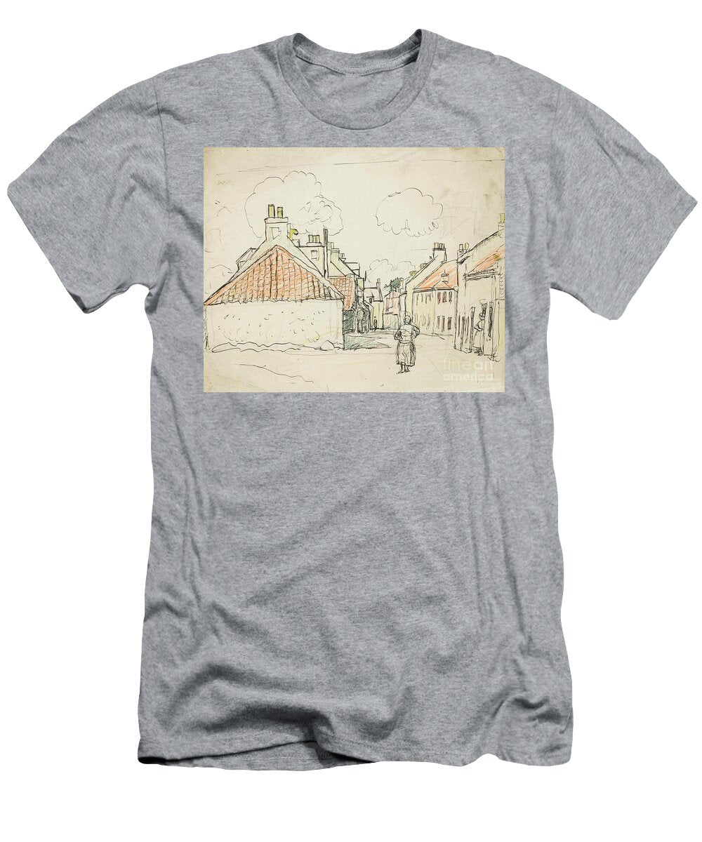 Property From the Collection of Dr Tom J Honeyman George Leslie Hunter 1877 1931 Street Scene in Fif Artistic Rifki T-Shirt