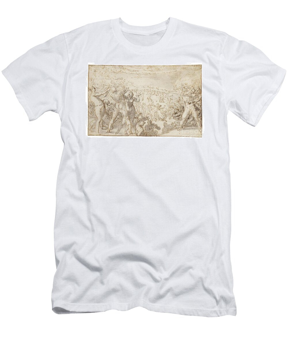 Property From the Juli and Andrew Wieg Collection Hieronymus Francken Ii an Old Testament Scene with Artistic Rifki T-Shirt
