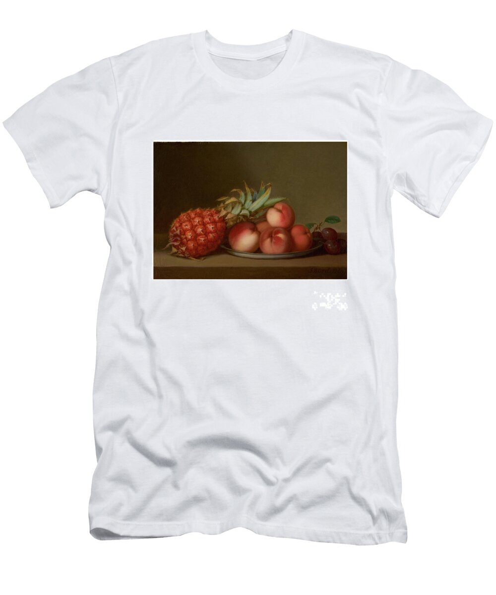 Property of a Lady Joseph Biays Ord 1805 1865 Pineapple Peaches and Plums Artistic Rifki T-Shirt