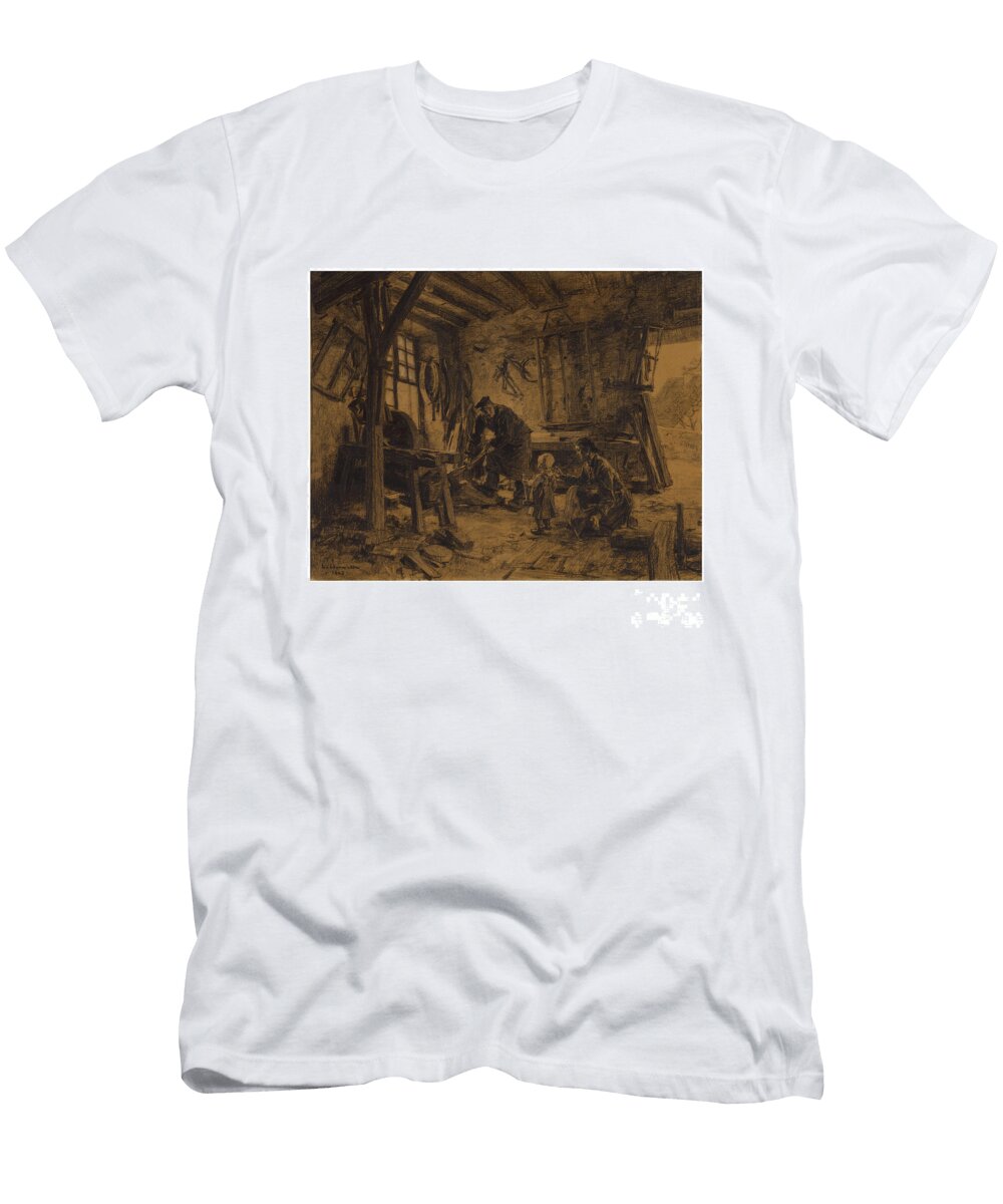 Property of a New York Private Collector Leon Augustin Lhermitte French 1844 1925 Le Charron Artistic Rifki T-Shirt