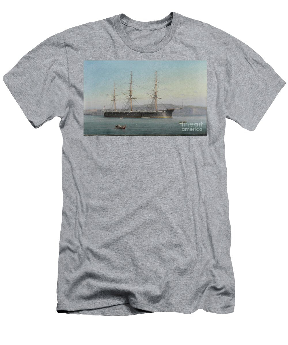 Property of Lord Ralph Kerr Girolamo Gianni 1837 1895 a British Man of War in Valletta Harbour Malta Artistic Rifki T-Shirt