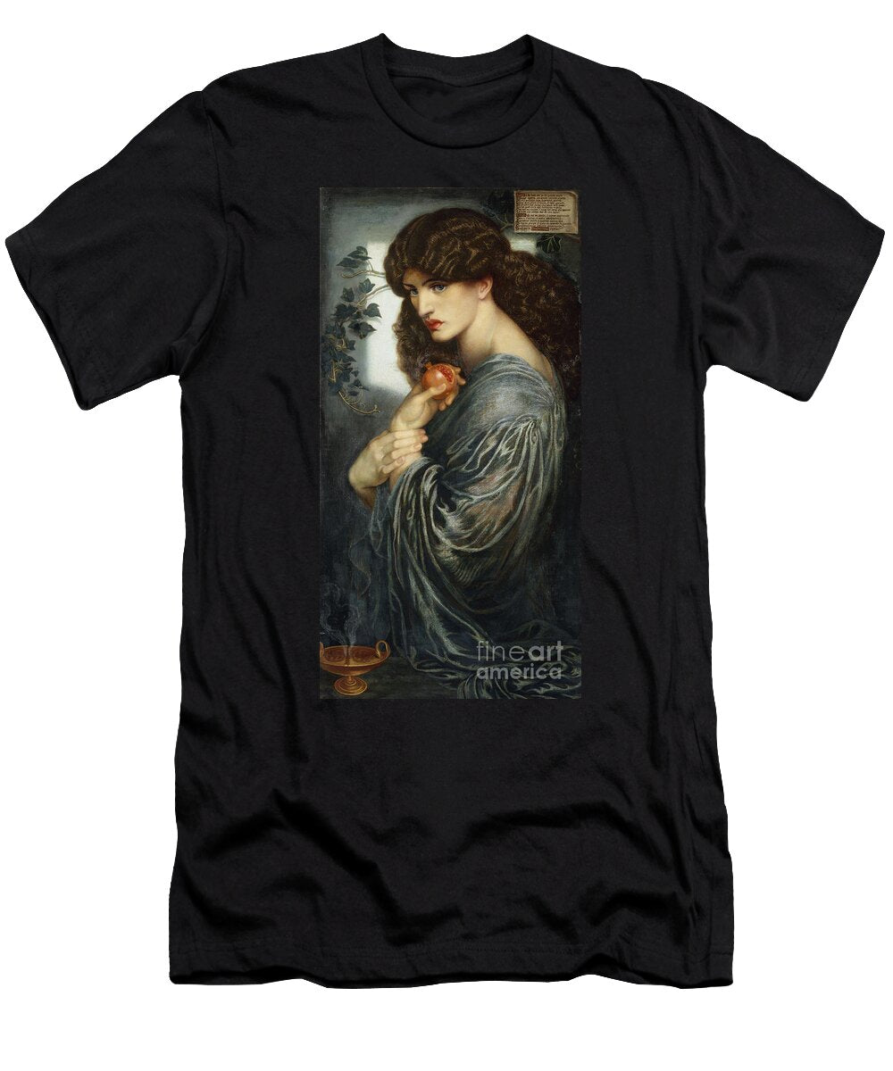 Proserpine Dante Charles Gabriel Rossetti T-Shirt