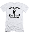 Proud Winner of the Hide Seek Championship Funny Mechanic Lisa Stronzi T-Shirt