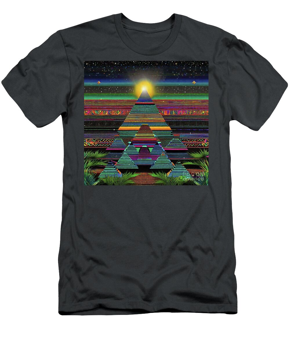 Psychedelic Apocalypse Eclipse Dreams 124 Benito Del Ray T-Shirt