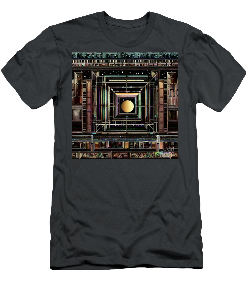 Psychedelic Apocalypse Eclipse Dreams 127 Benito Del Ray T-Shirt