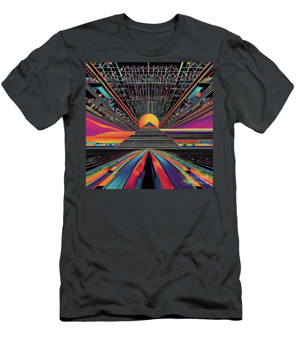 Psychedelic Apocalypse Eclipse Dreams 128 Benito Del Ray T-Shirt