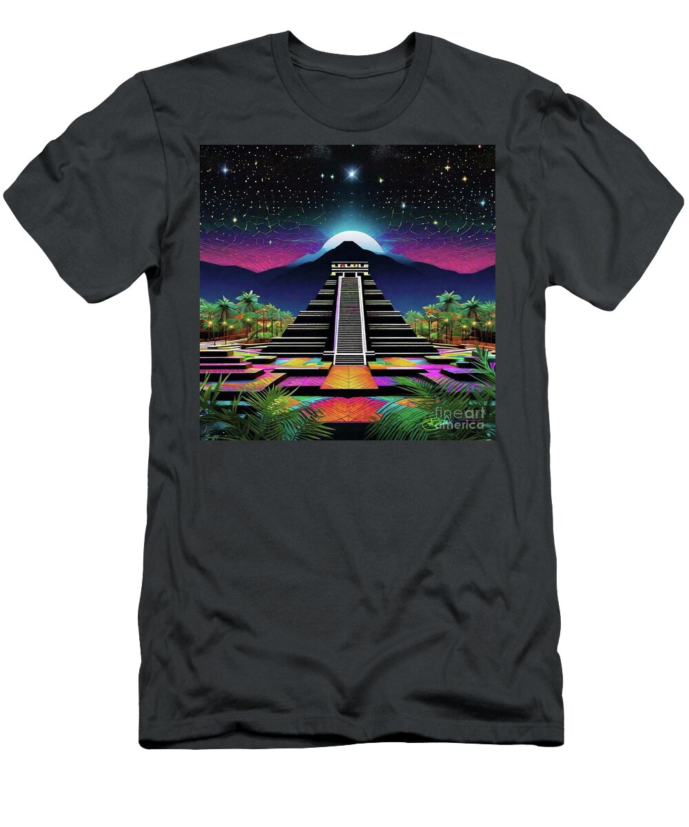 Psychedelic Apocalypse Eclipse Dreams 153 Benito Del Ray T-Shirt