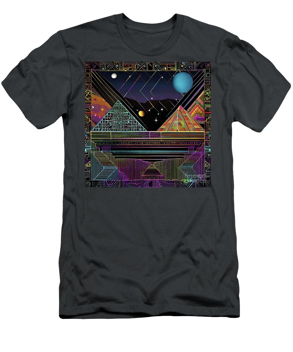 Psychedelic Apocalypse Eclipse Dreams 177 Benito Del Ray T-Shirt