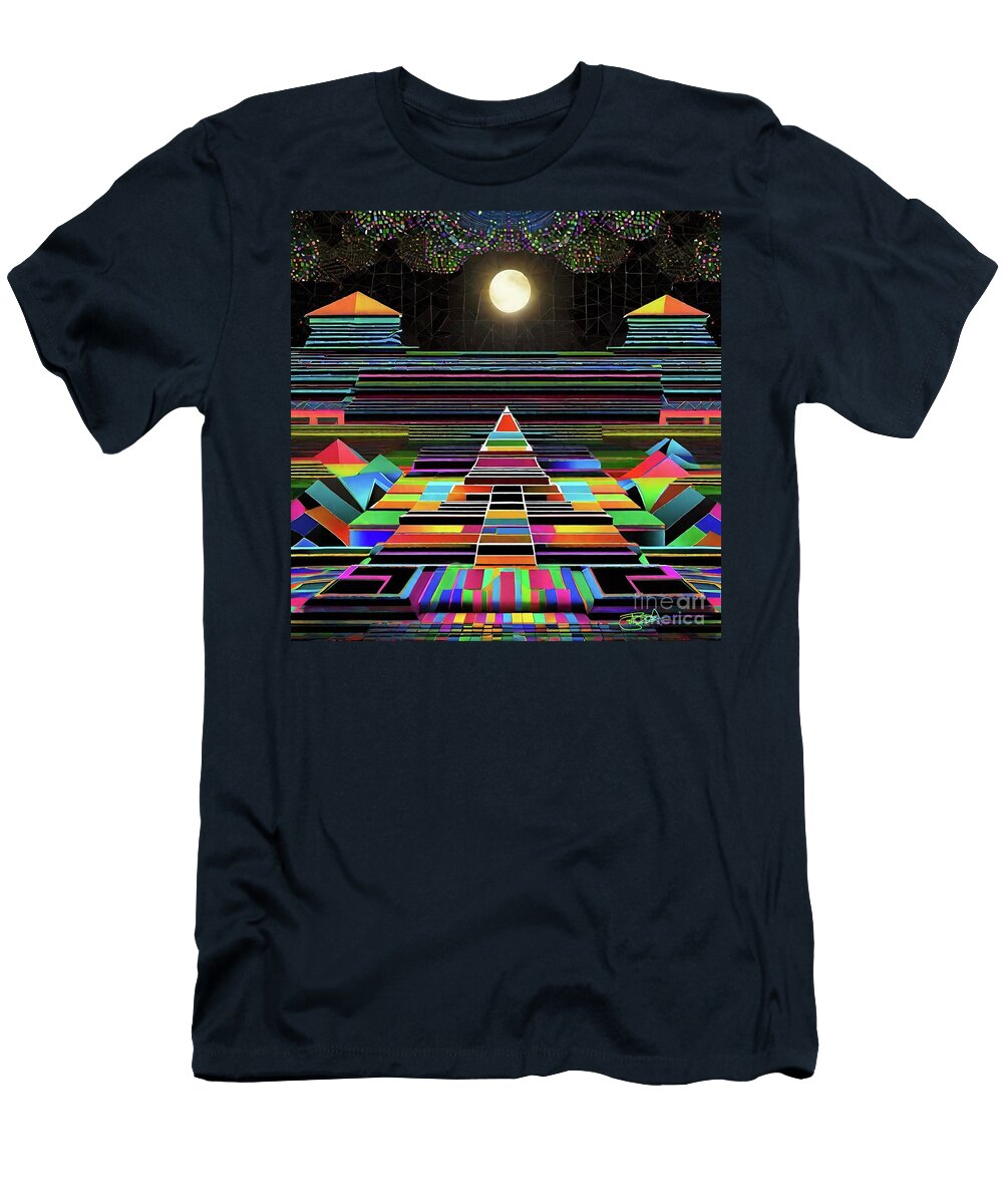 Psychedelic Apocalypse Eclipse Dreams 181 Benito Del Ray T-Shirt
