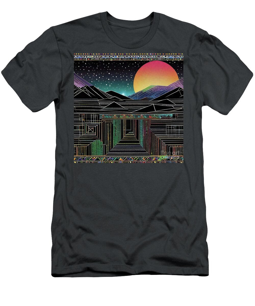 Psychedelic Apocalypse Eclipse Dreams 183 Benito Del Ray T-Shirt