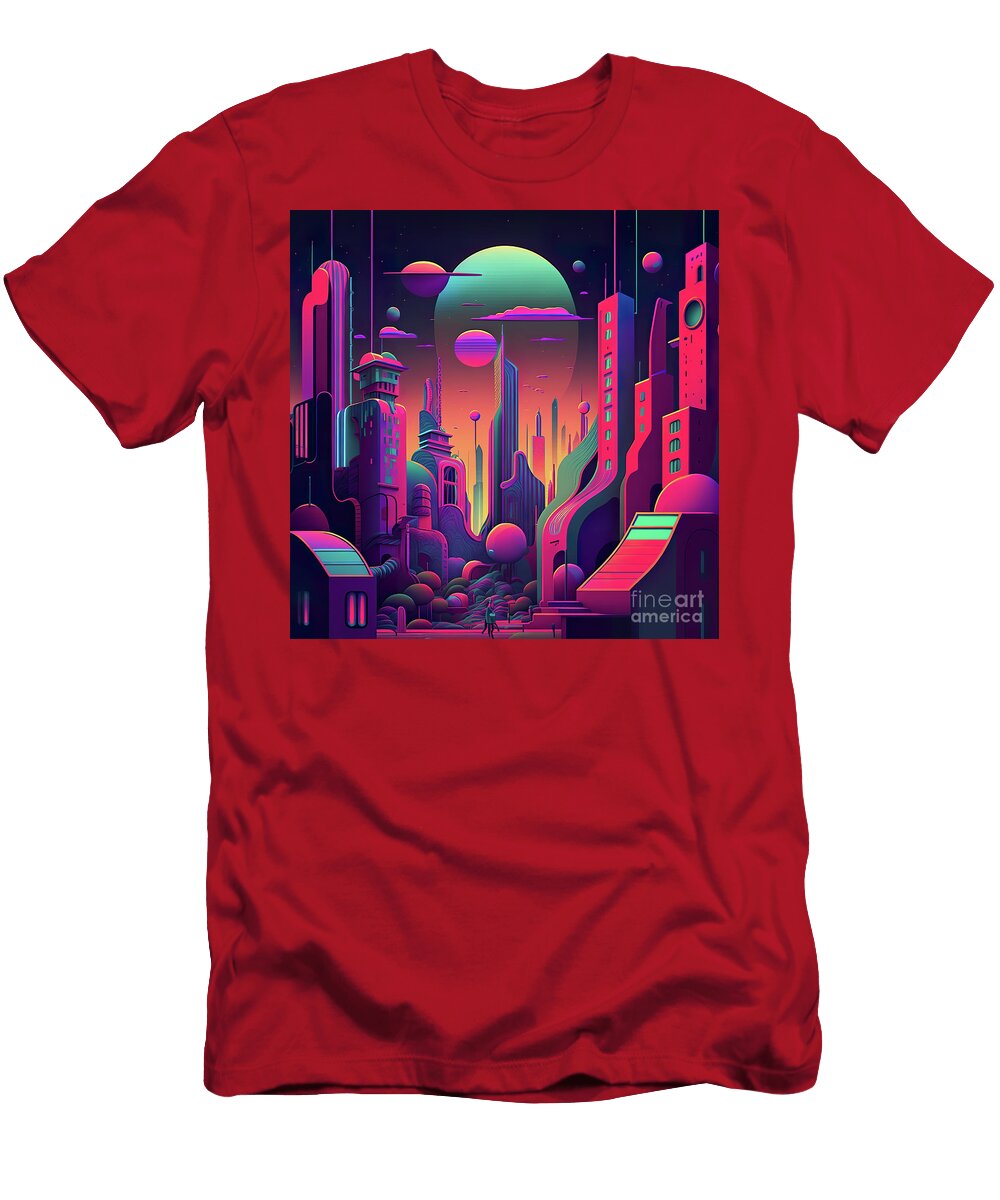 Psychedelic City 1 Sambel Pedes T-Shirt