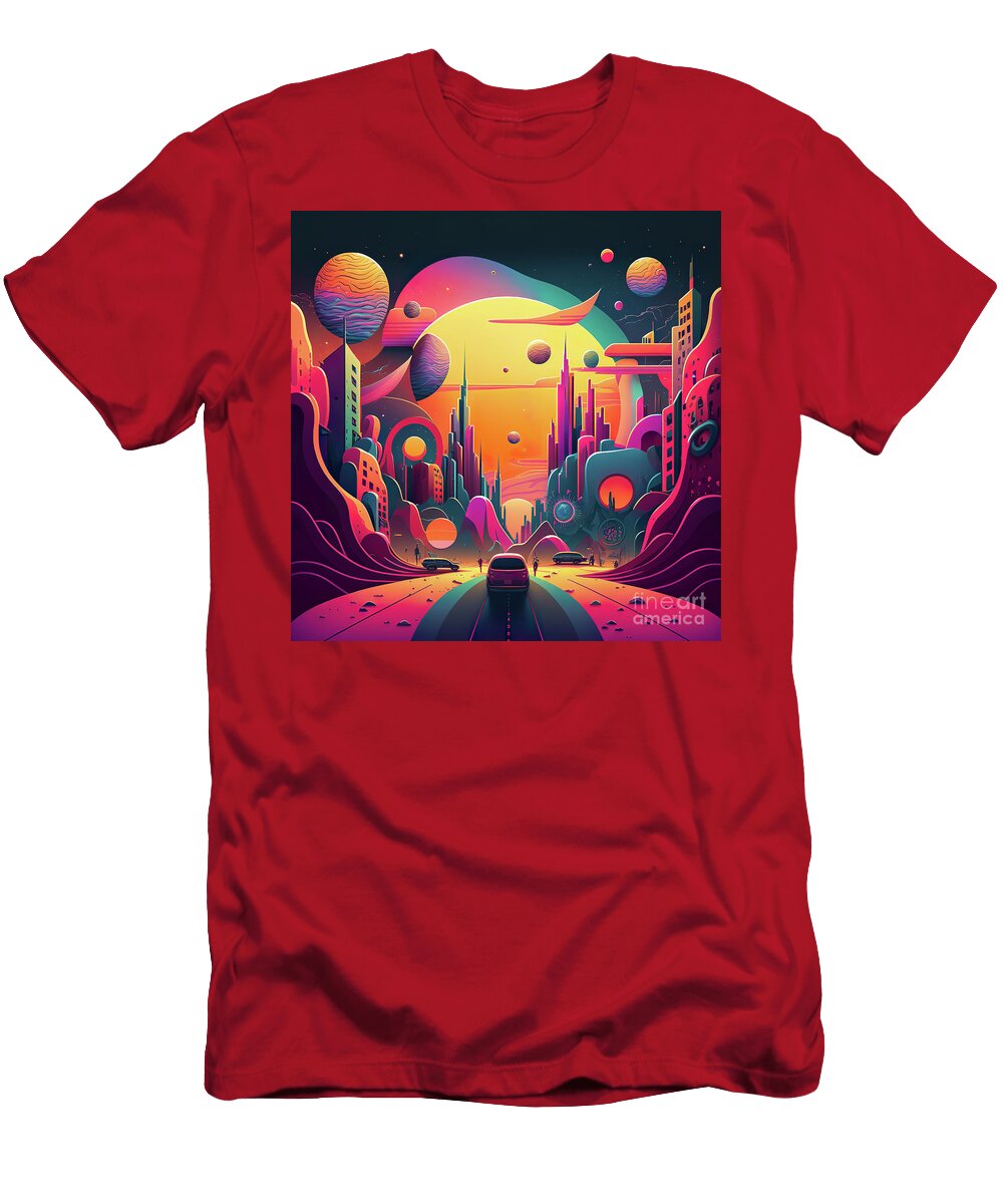 Psychedelic City 2 Sambel Pedes T-Shirt