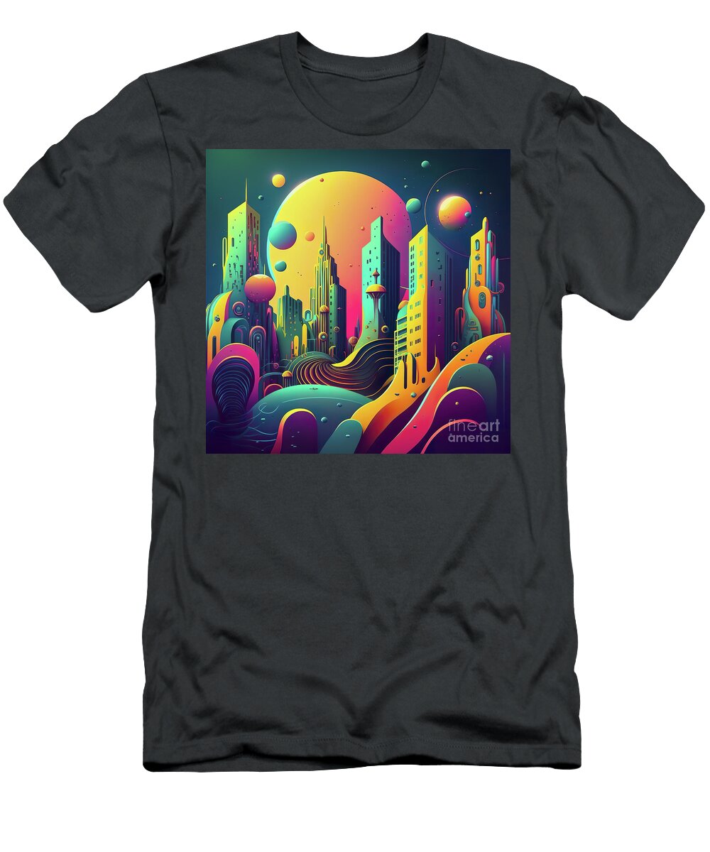 Psychedelic City 3 Sambel Pedes T-Shirt