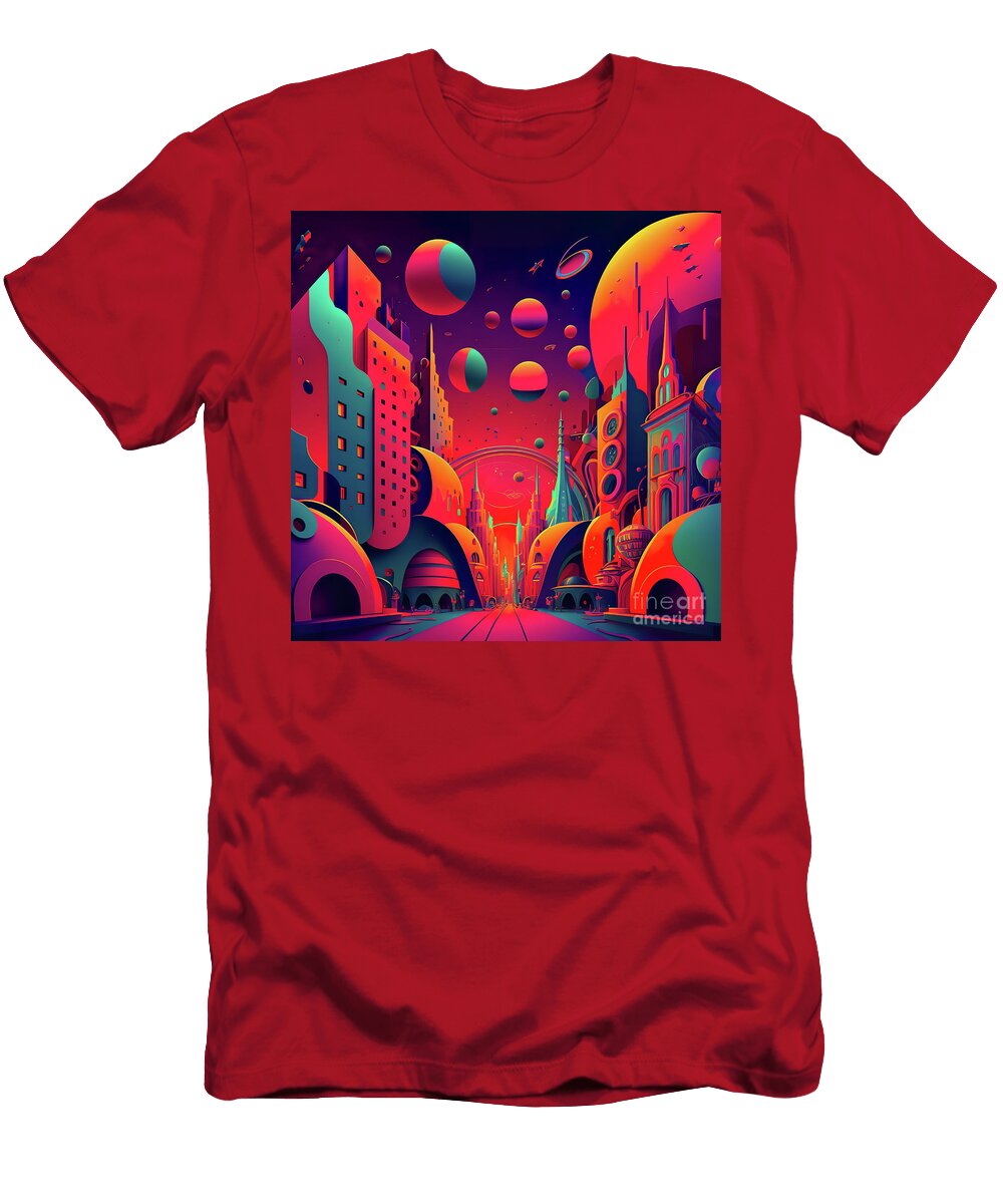 Psychedelic City 5 Sambel Pedes T-Shirt