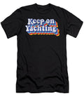 Psychedelic Fade Yacht Rock Party Boat Drinking Graphic Deluxe Chimp T-Shirt