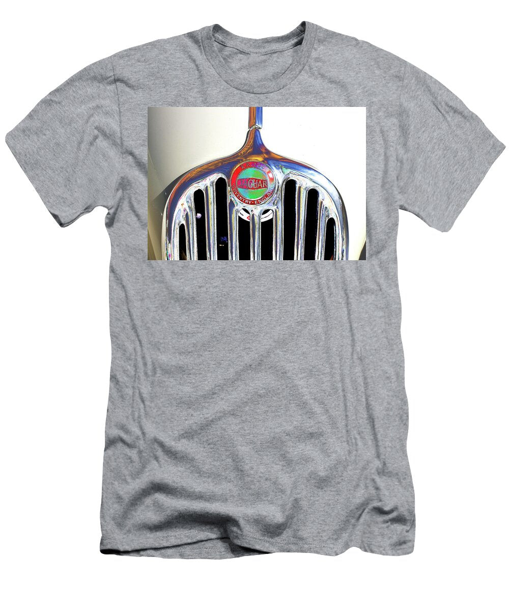 Psychedelic Jaguar Xk140 Radiator and Badge Peter Lloyd T-Shirt