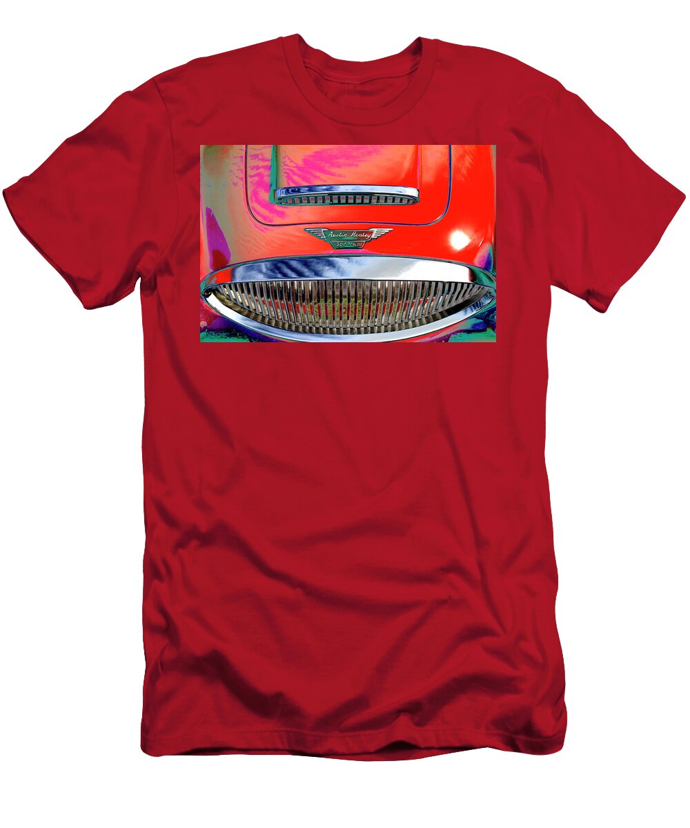 Psychedelic Radiator and Badge of Austin Healey 3000 Mark Iii Peter Lloyd T-Shirt
