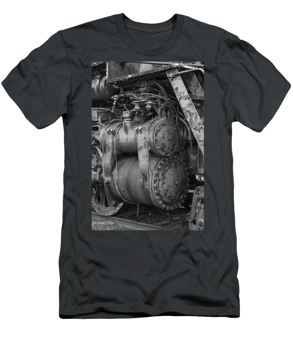 Puff Out Your Ches Black and White Enzwell T-Shirt