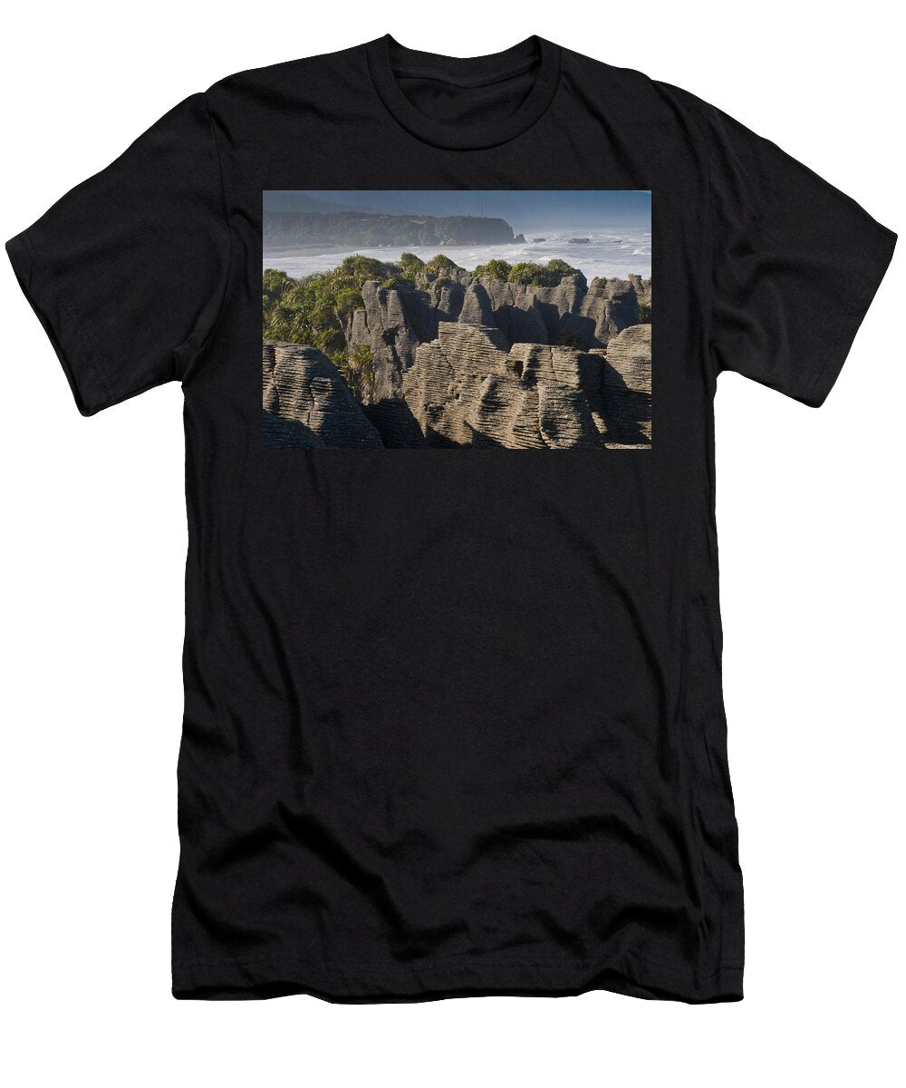 Punakaiki Pancake Rock New Zealand Ulrich Schade T-Shirt