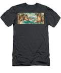 Punakaiki Pancake Rocks Vintage Coastal Landscape Nathanael Ruiz T-Shirt