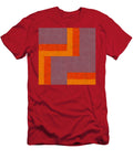Purple and Orange Square Study Michelle Calkins T-Shirt