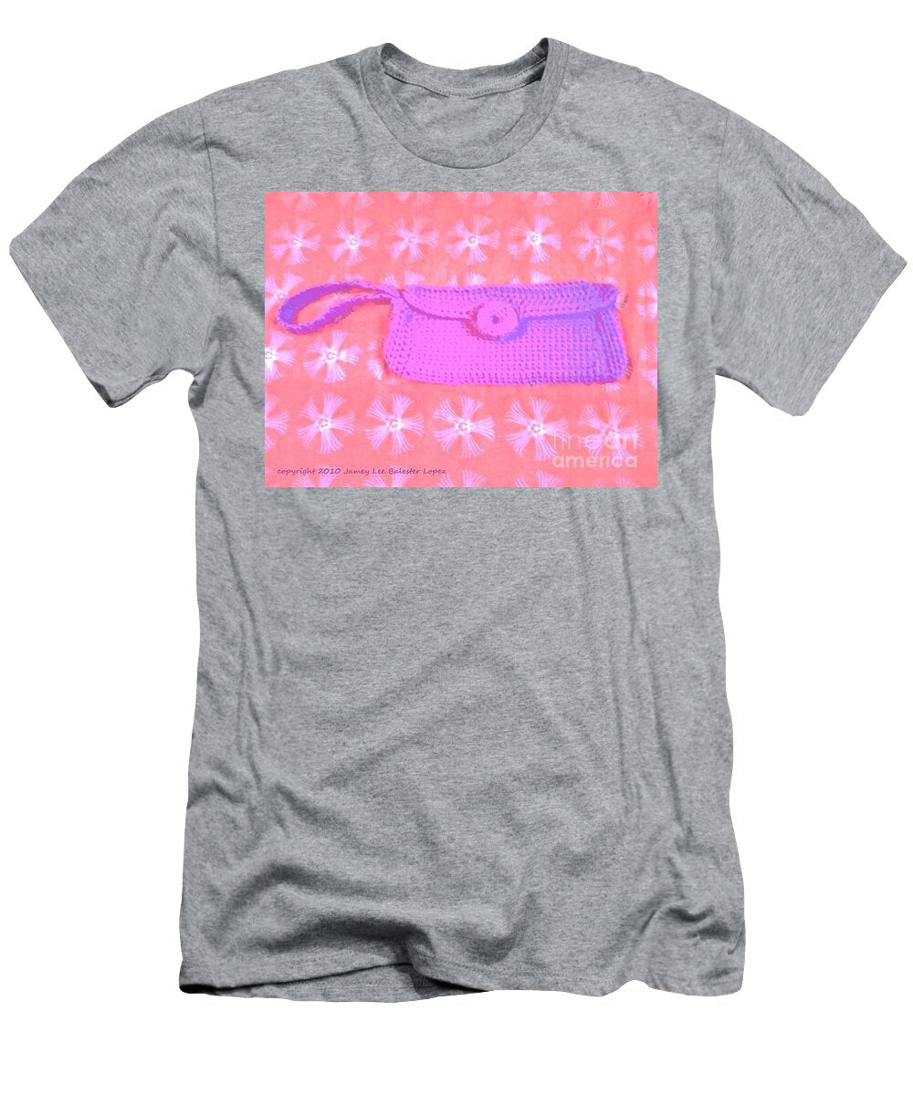 Purple Clutch Purse Jamey Lee Balester Lopez T-Shirt