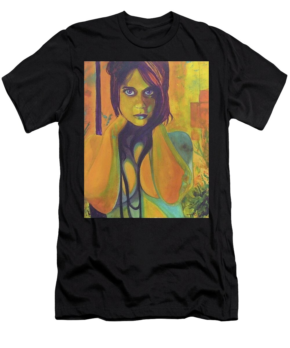 Purple Eyes Jacques Kirby T-Shirt