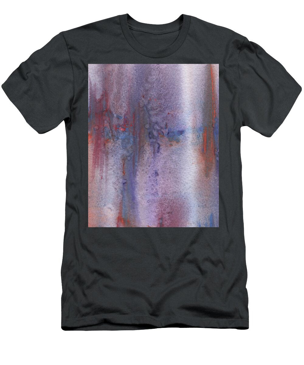 Purple Foggy Mist Abstract Watercolor I Irina Sztukowski T-Shirt
