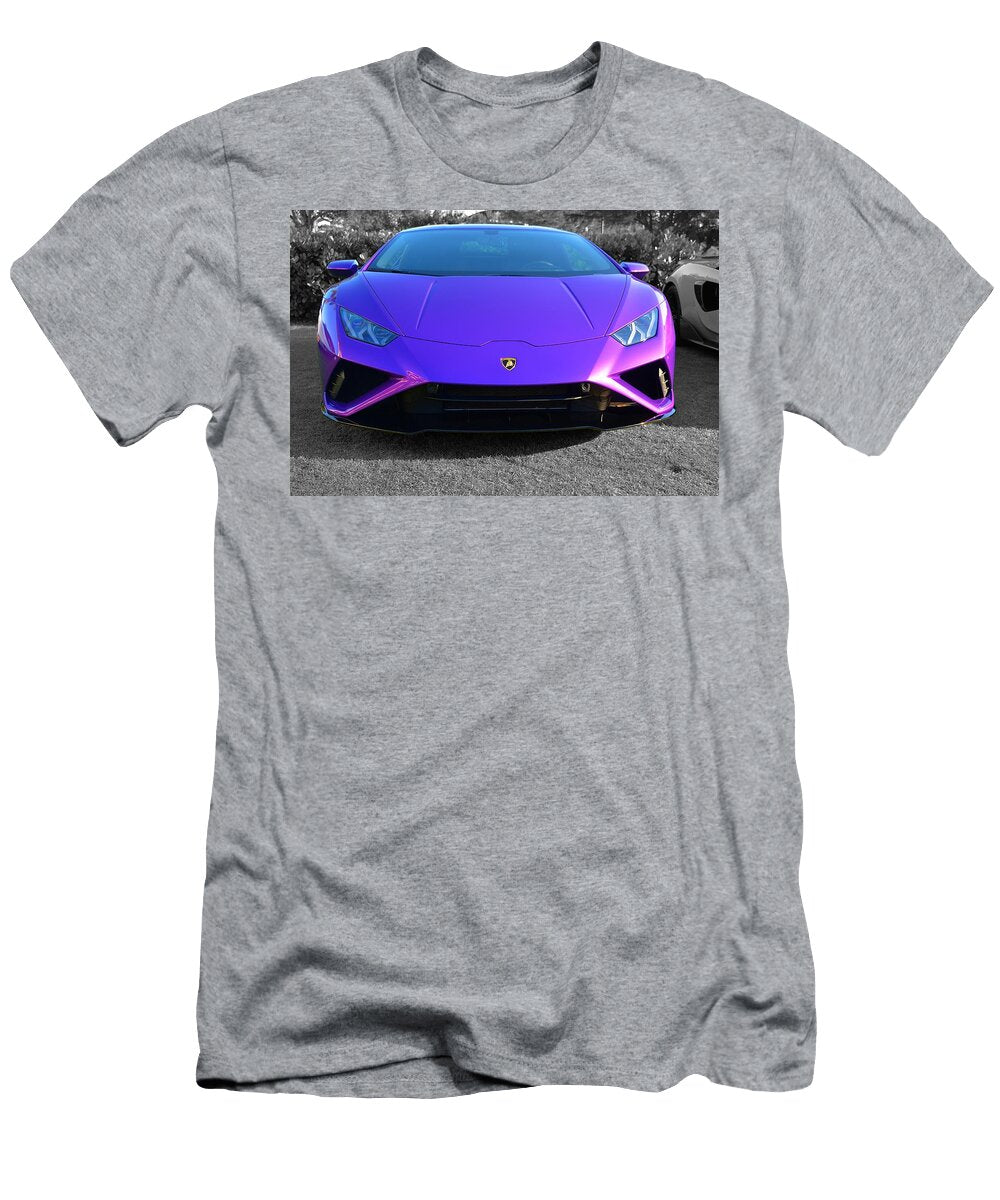 Purple Lambo Huracan Evo Don Columbus T-Shirt