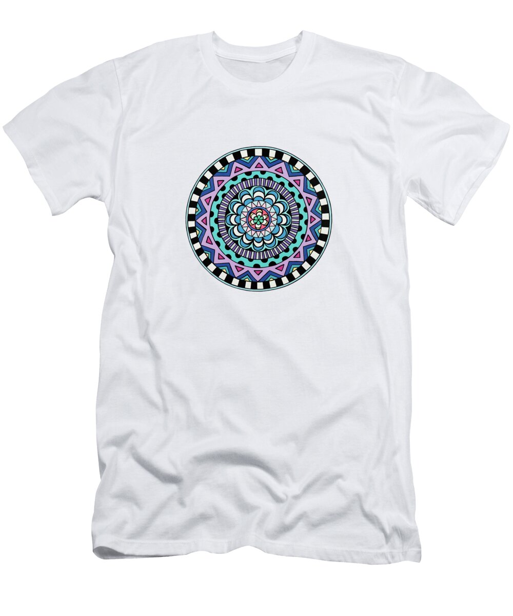 Purple Mandala Beth Ann Scott T-Shirt
