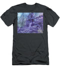 Purple Mist on Marble Stone Watercolor Surface Art Irina Sztukowski T-Shirt