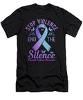 Purple Ribbon Domestic Violence Awareness Natalie Lidford T-Shirt