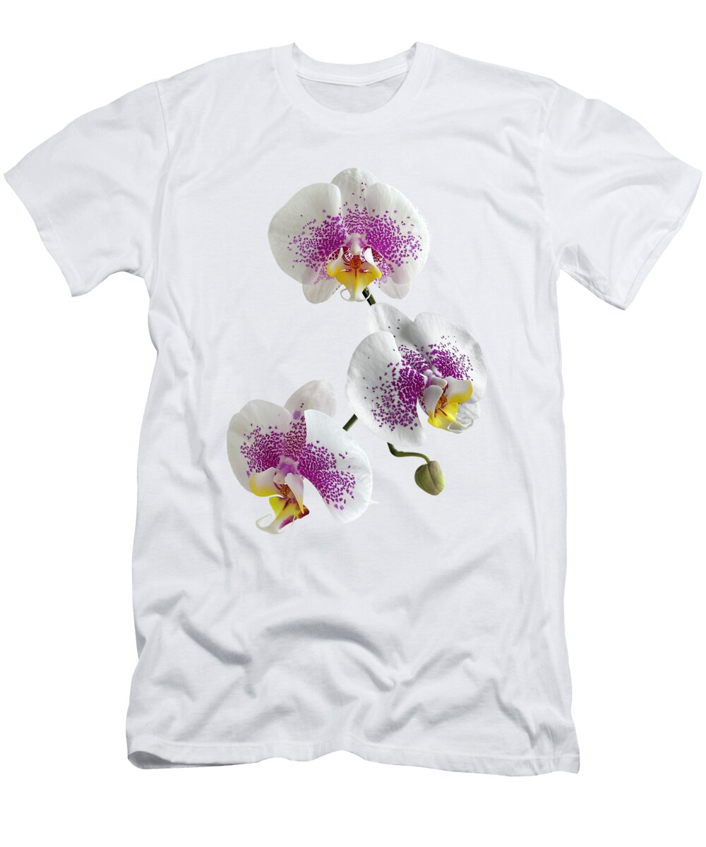 Purple Speckled Orchids Gill Billington T-Shirt