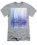Purple Watercolor Pond with Reflections Irina Sztukowski T-Shirt