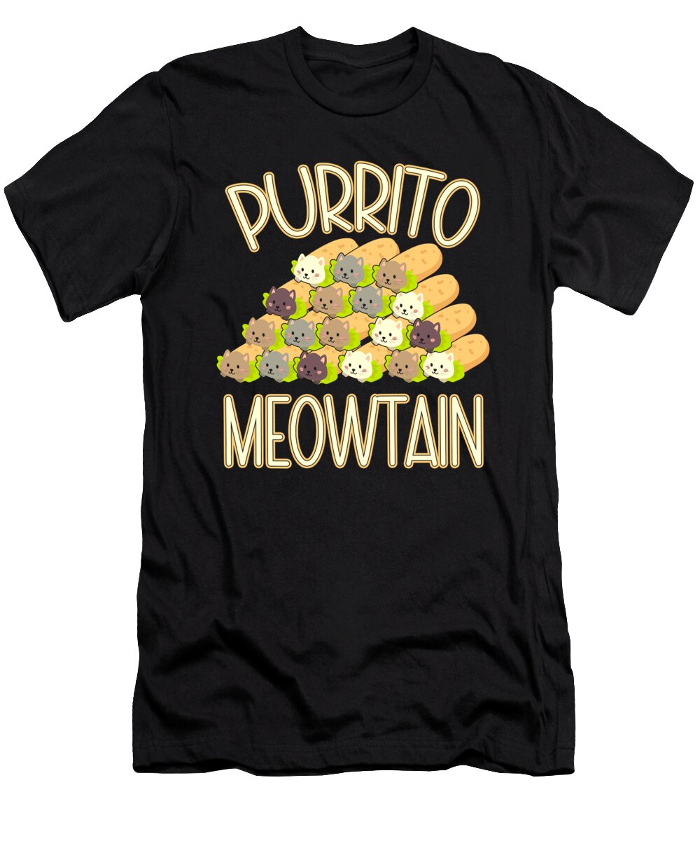 Purrito Funnyburrito Cat Burritos Me T-Shirt