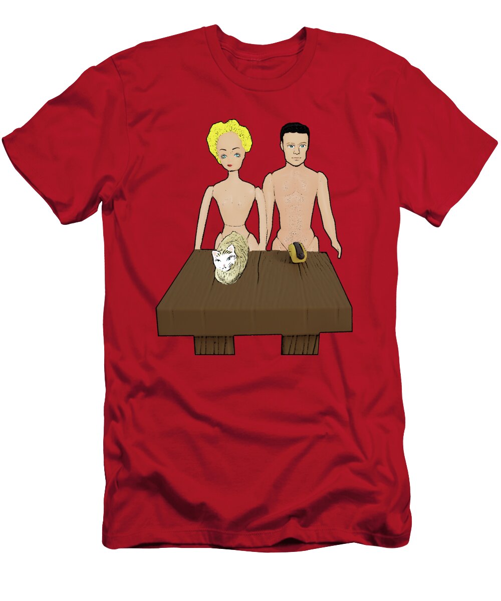Pussy and a Hotdog Kirsty Hotson T-Shirt