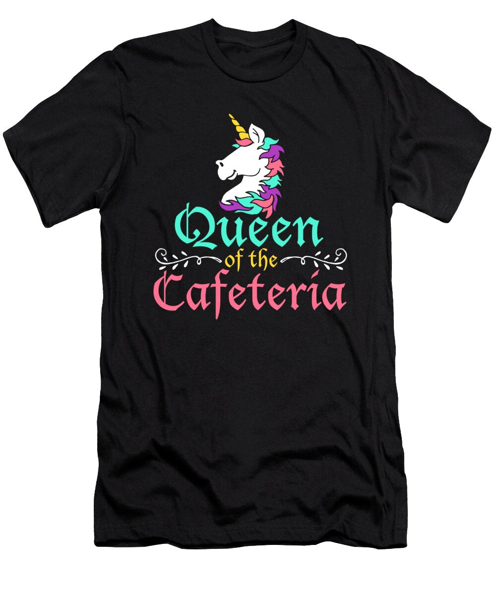 Queen of Cafeteria Funny Lunch Lady Squad Gift Bi Nutz T-Shirt