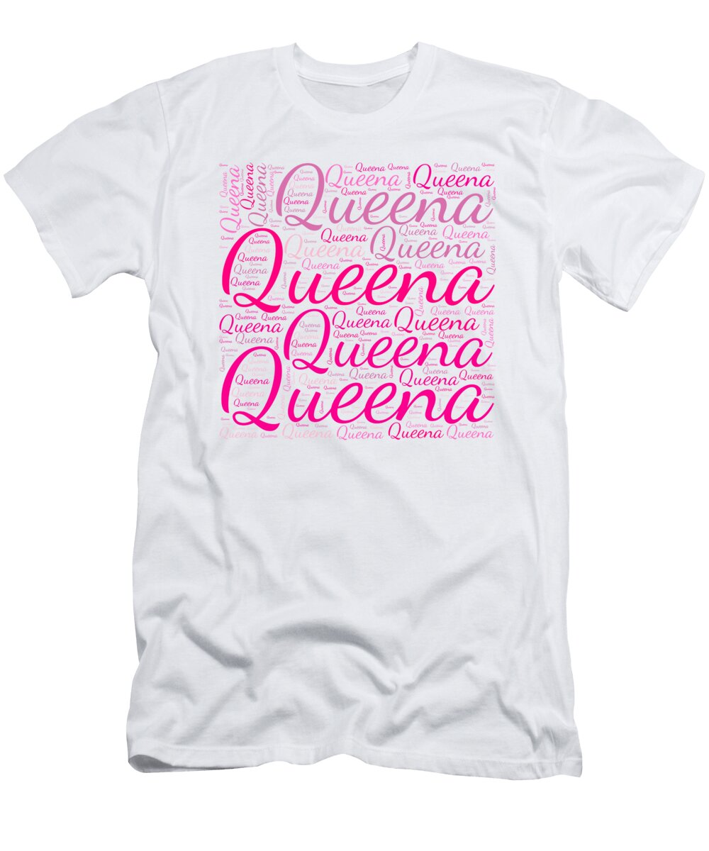 Queena Names Without Frontiers Vidddie Publyshd T-Shirt