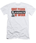 Quiet Please Blacksmith At Work Jacob Zelazny T-Shirt