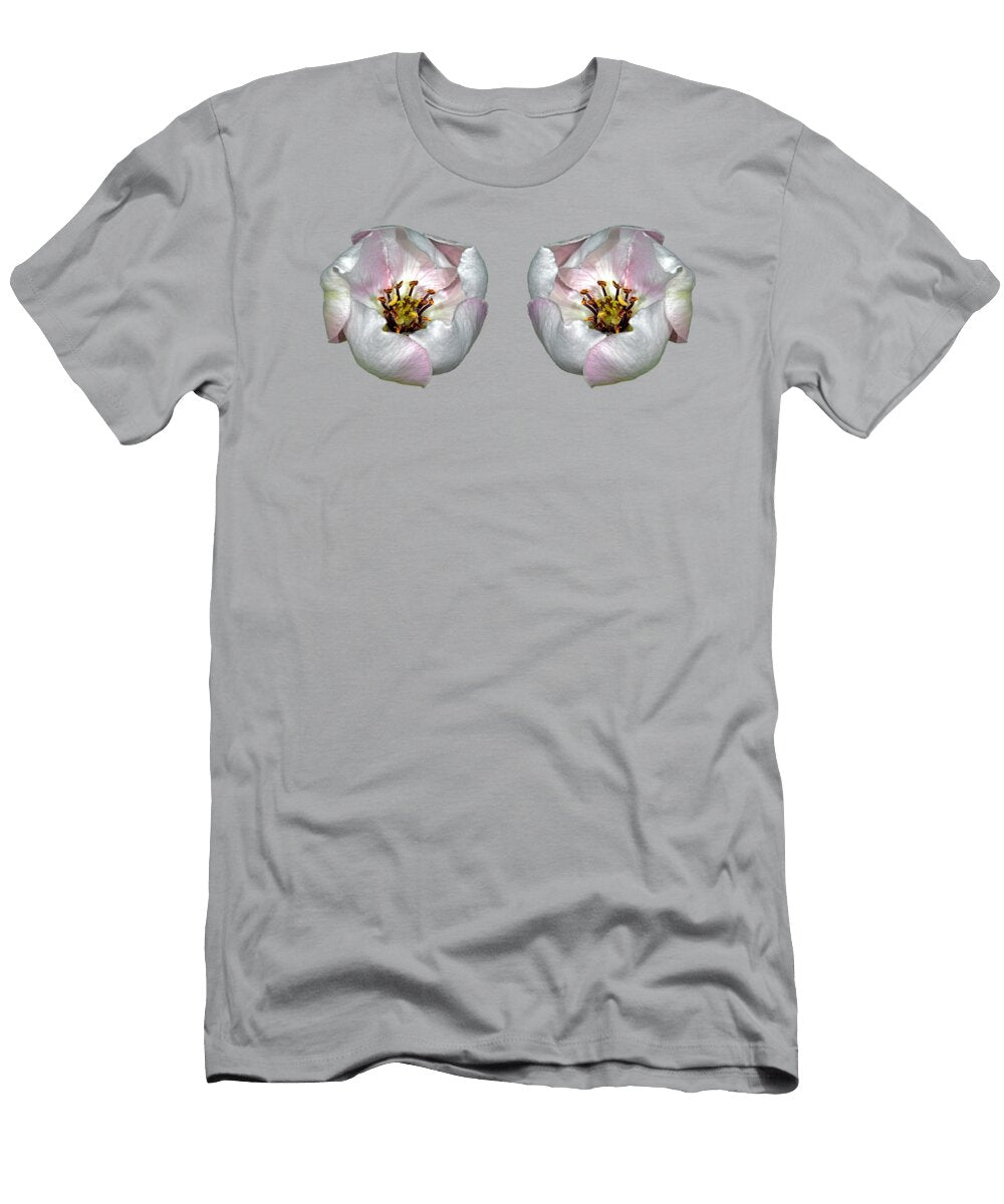 Quince Blossom Mirrored Cutout Tibor Tivadar Kui T-Shirt