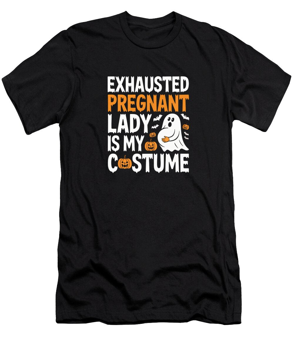 Quirky Ghostly Costume Humor Joanna Redesiuk T-Shirt